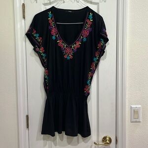 Embroidered Tunic Top
